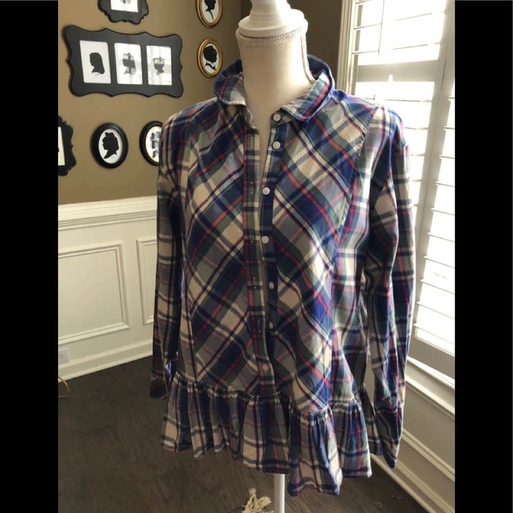 Women’s plaid Kenzie top